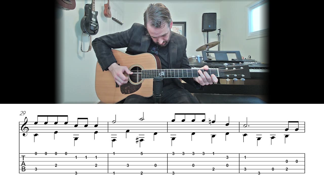 I've Been Working on the Railroad - Fingerstyle Guitar Lesson (Sheet Music + TAB)