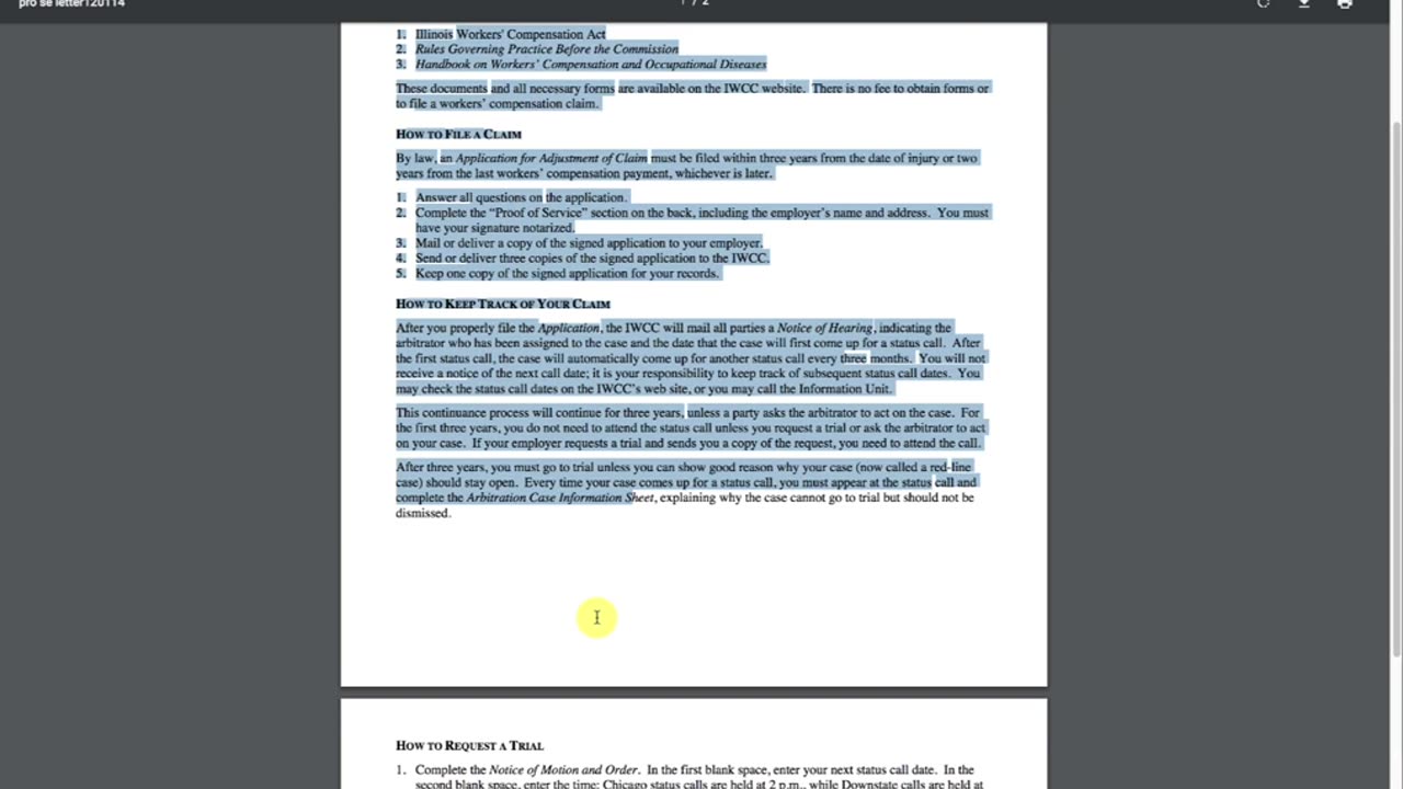 How Do I Start A Workers Comp Case? How Do I File? [Call 312-500-4500]