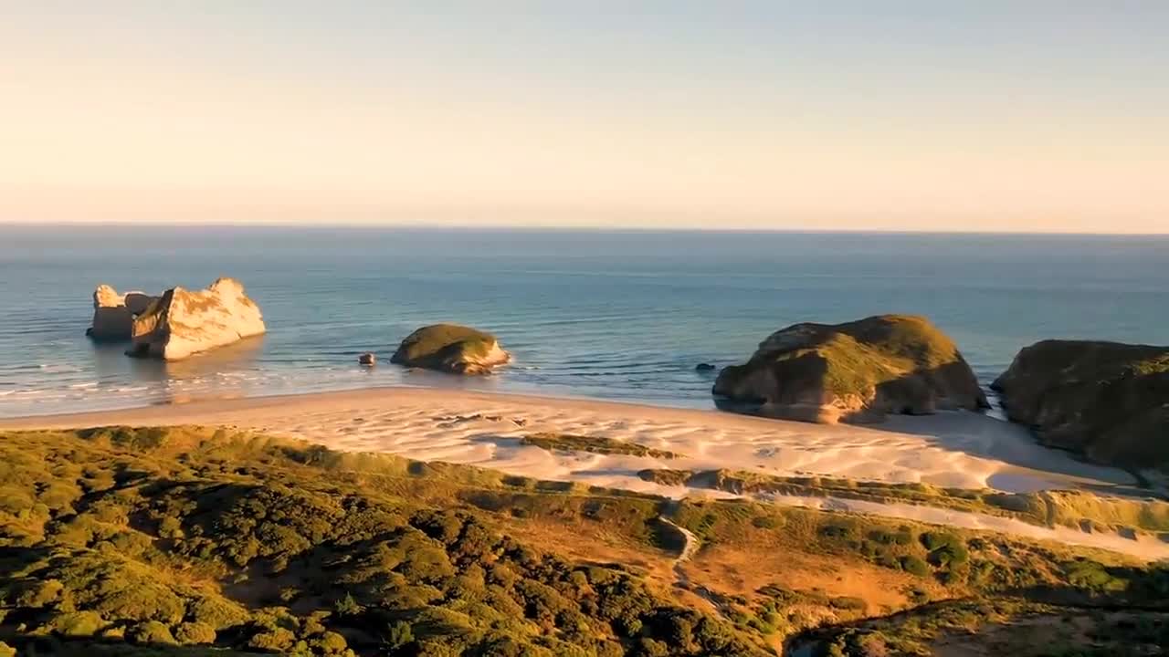 FLYING OVER NEW ZEALAND