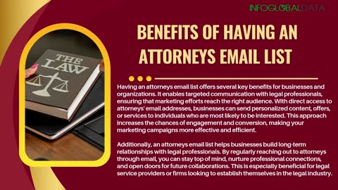 Why Do You Need Attorney Email Database?