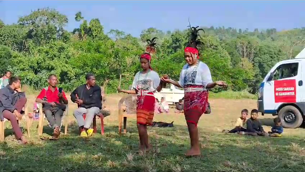 Garo girls dancing