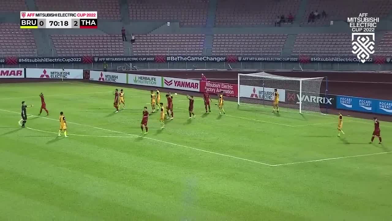 Brunei DS 0-5 Thailand (AFF Mitsubishi Electric Cup 2022: Group Stage)