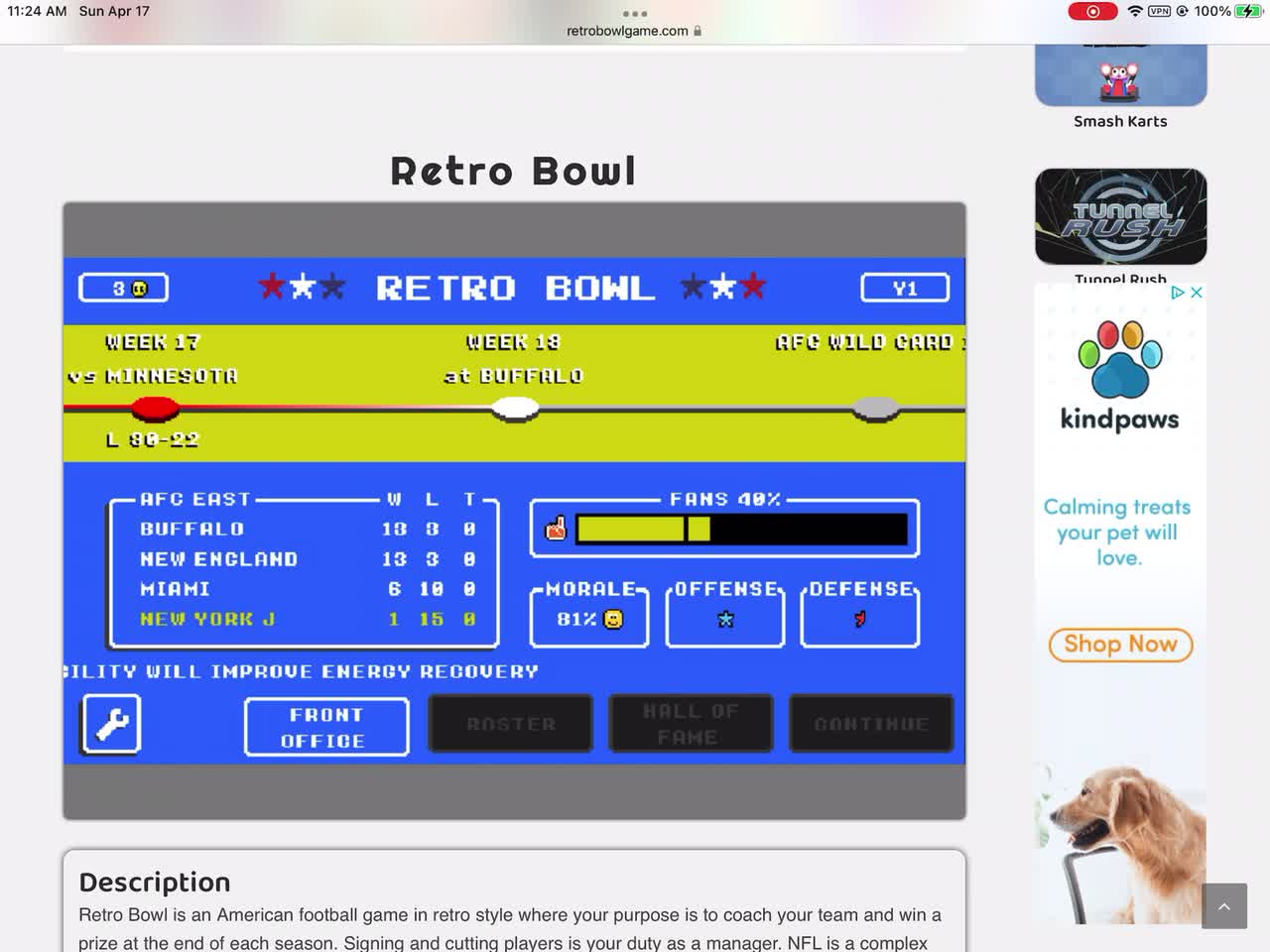 Retro Bowl Tutorial: Retro Bowl Gameplay #1 And My First Video!