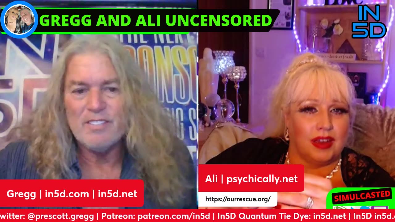 PsychicAlly and Gregg In5D LIVE and UNCENSORED #0026 Oct 10, 2023