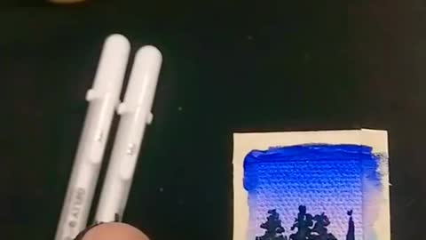 World smallest painting 🎨🖌️