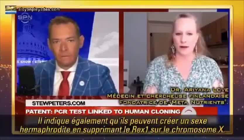 Dr. Love Reports PCR Swab Test Used for Human Cloning Stew Peters Interview