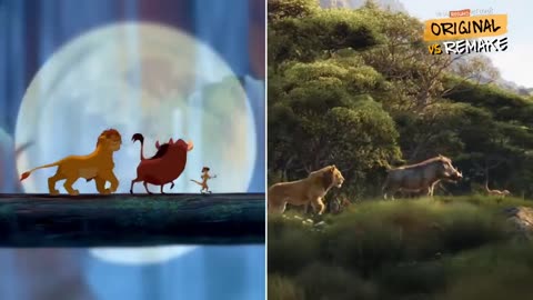 El rey leon - original vs remake