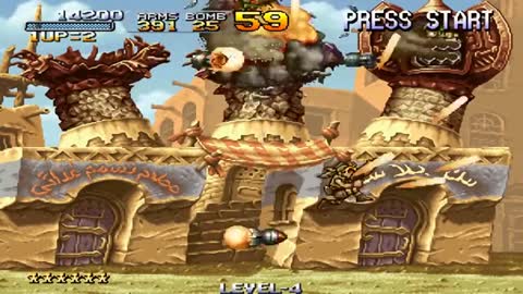 Metal Slug 2 Game play run