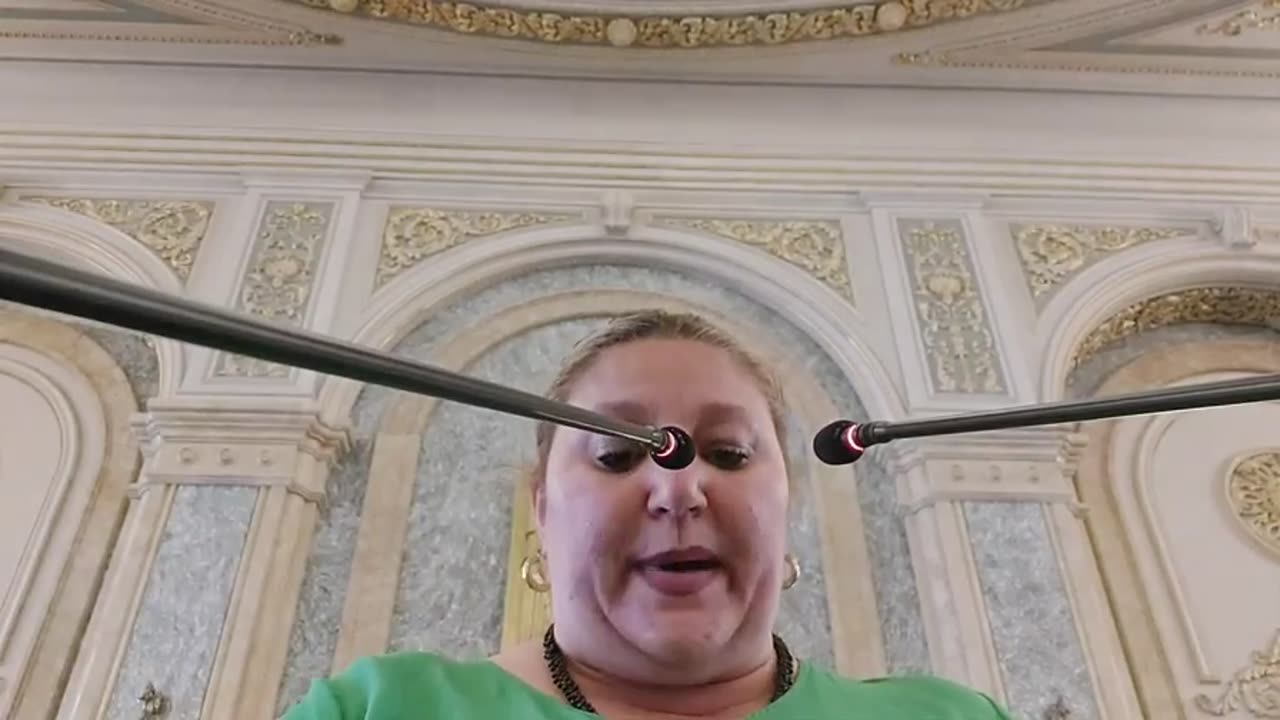 Diana Șoșoacă, interpelare în Senat - Expoziția blasfemiatoare de la Palatul Dacia