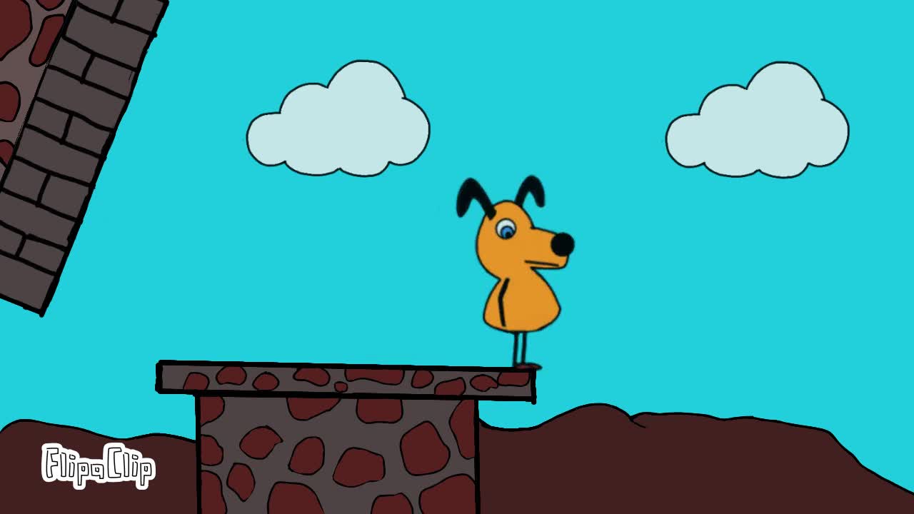 Yellow dog - animation