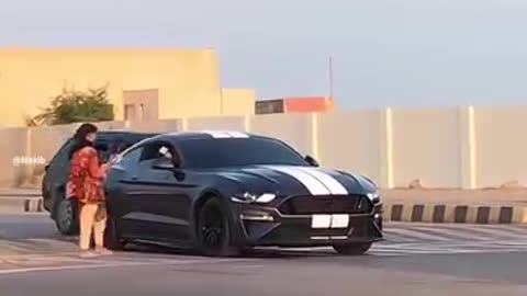 He deserves that Mustang