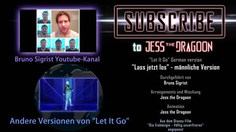 Lass jetzt los- DIE EISKÖNIGIN - VÖLLIG UNVERFROREN Frozen Let It Go German Bruno Sigrist Male Cover