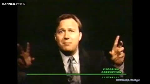 Alex Jones Doesn't Want The Environmentalists To Scare You Into Giving Up Your Rights - 1997