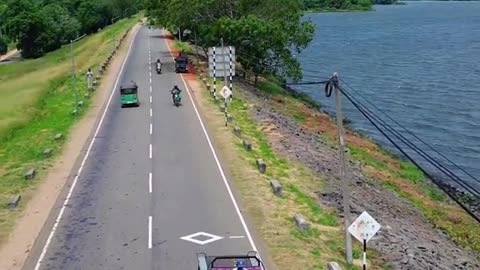 "Sri Lanka's Deepest Reservoir – Discovering Girithale☘️ | #DroneExploration #NatureBeauty"