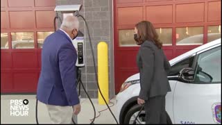 Kamala Bewildered By Electric Vehicle