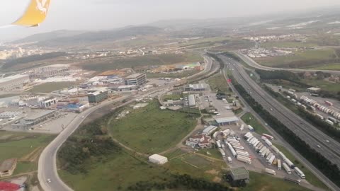 Istanbul airport 2023 landing