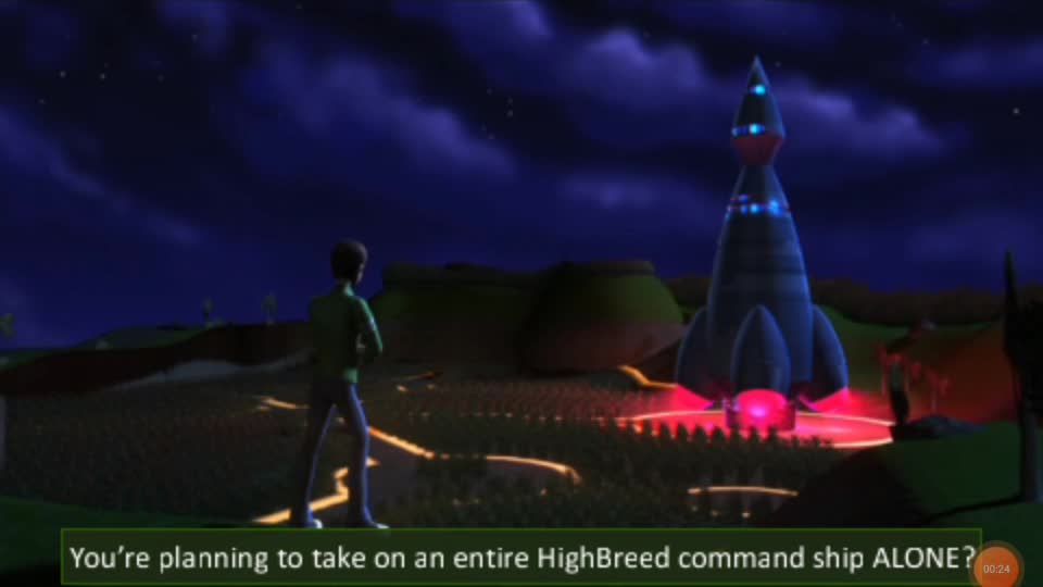 Arriving At HighBreed Aliens Command Ship Base Ben 10 Alien Force