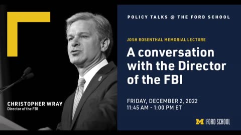 FBI DIRECTOR CHRISTOPHER wray/is#tik tok# threat to national security?#policy talk