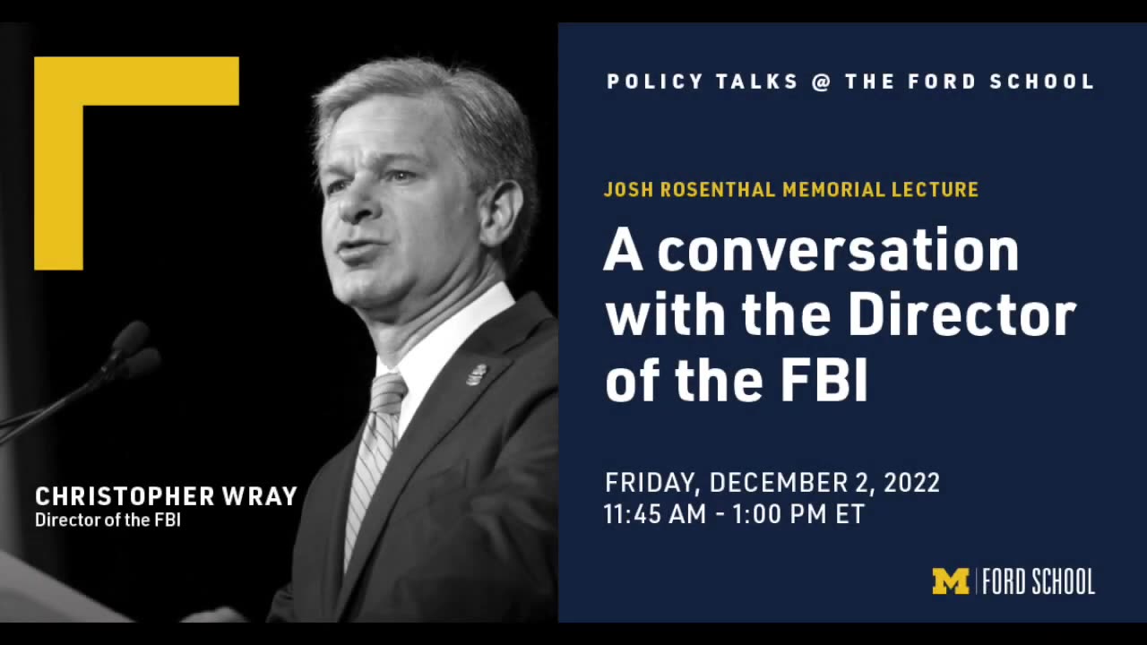 FBI DIRECTOR CHRISTOPHER wray/is#tik tok# threat to national security?#policy talk