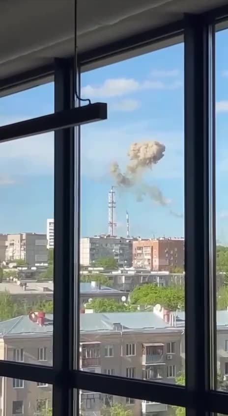 Occupiers hit a TV tower in Kharkiv