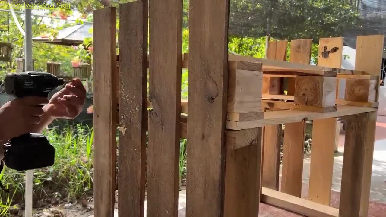 Very beautiful DIY seat.