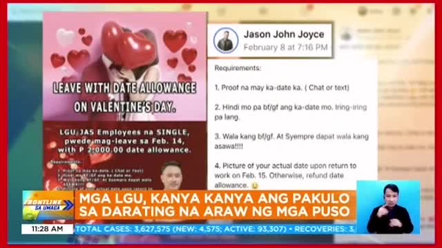 Kapatid?Pakulo ng ilang LGUssa Valentines Day