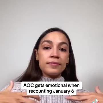 AOC's Weepy January 6th Retelling Does Not Fail To Entertain, Because Fun-Fact, She Wasn't There