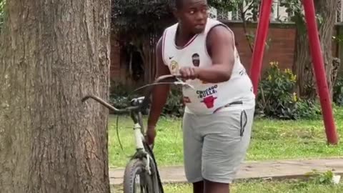 Bike prank