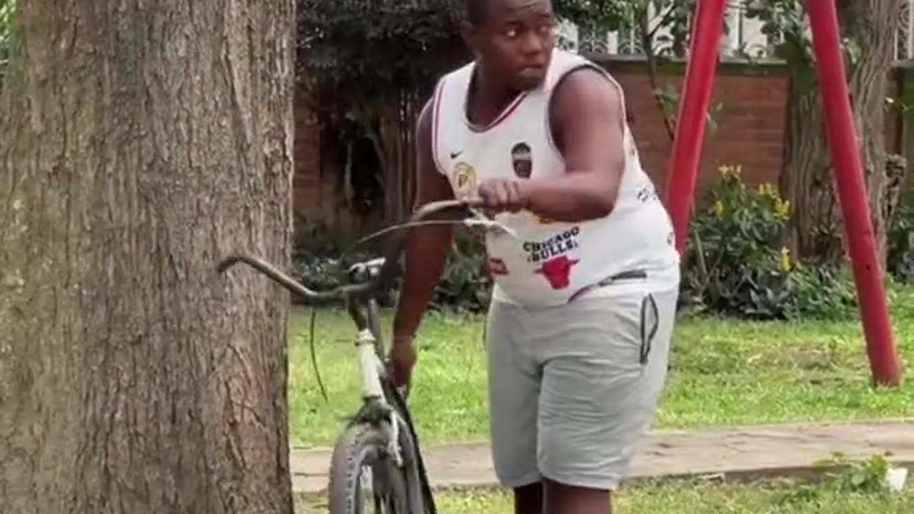 Bike prank