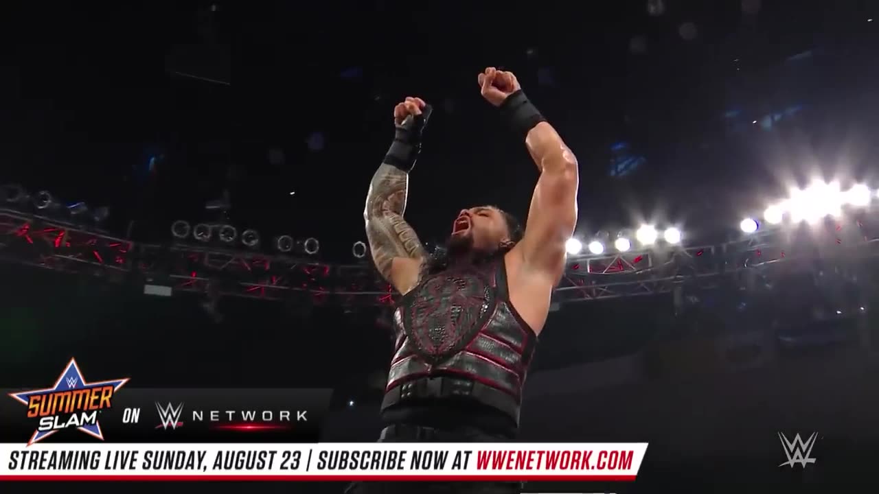 Roman Reigns vs Bobby Lashley Raw 2018 Highlights