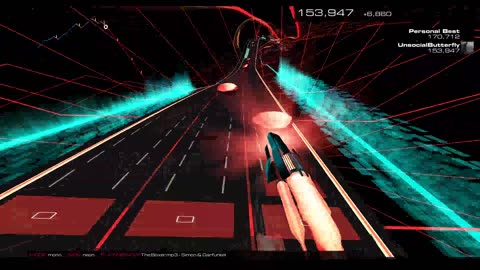 Audiosurf 2 "The Boxer", by Simon & Garfunkel