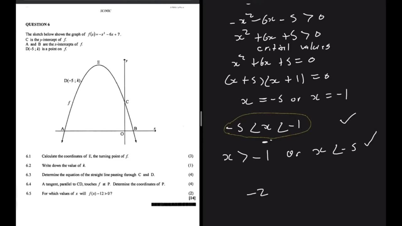 Grade 12 Maths p1 june 2022 exam | UniTut