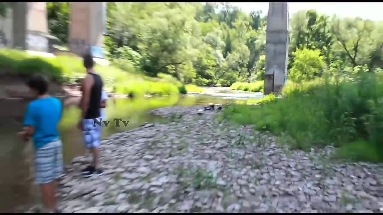 Family Spots a Sasquatch While Fishing