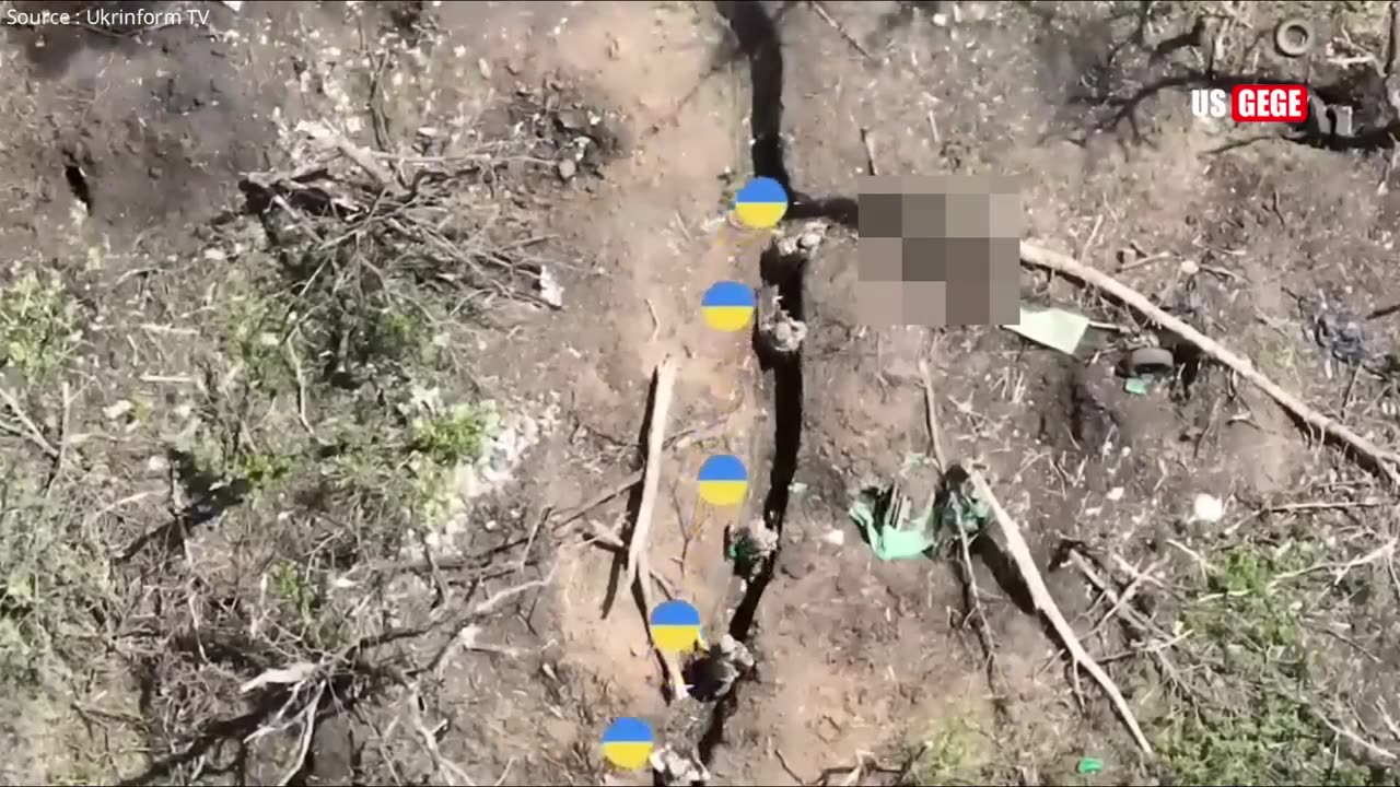 FOOTAGE!! Ukrainian Assault Brigade ambush and brutally shot Russian troops in Bakhmut forest area