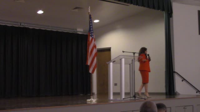 Candidate for US Senate Jan Morgan at Monroe County GOP committee