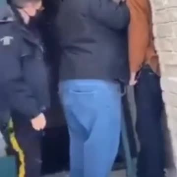 Fat Cueball Pharma Police Slam 15-Year-Old into Wall During Student Walkout