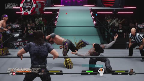 MATCH 113 THE YOUNG BUCKS VS THE HARDYS WITH COMMENTARY