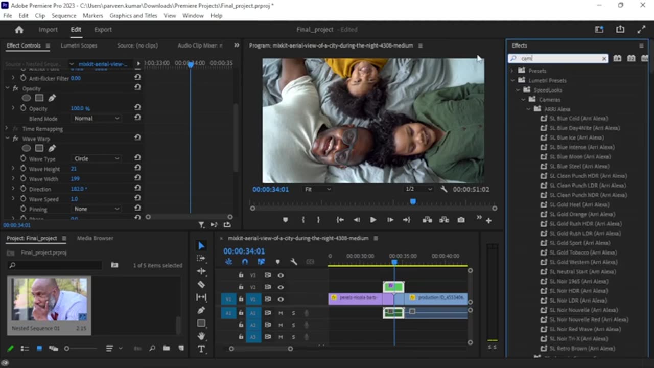 Adobe Premiere Pro – Create Flashback Effect