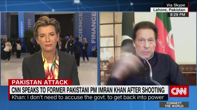 CNN anchor presses Imran Khan to provide evidence of government involvement in shooting