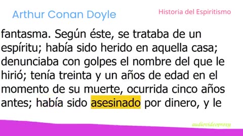 Arthur Conan Doyle - Historia del Espiritismo 1/5