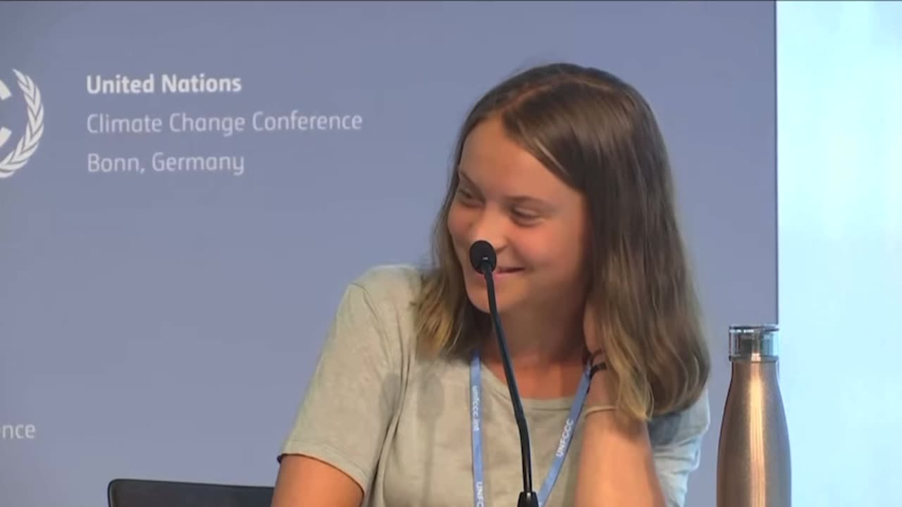 Greta Thunberg giggles at the thought of alien technology being covered up by the United States