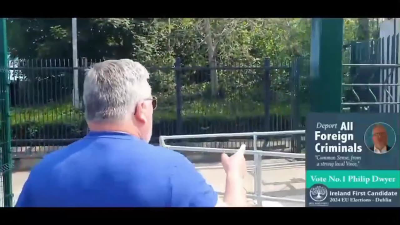 Ballyogan Co. Dublin-people give their views to Philip Dwyer 21-05-24