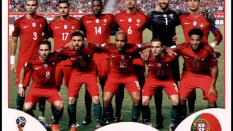 PANINI STICKERS PORTUGAL TEAM WORLD CUP 2018