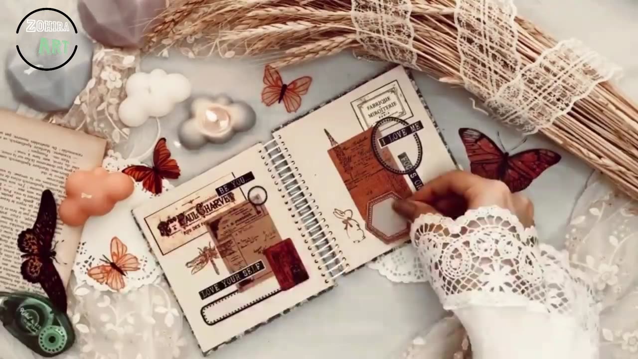 My journal 😍 diy how to make scarpbook? #journal #scarbook #bullt journal