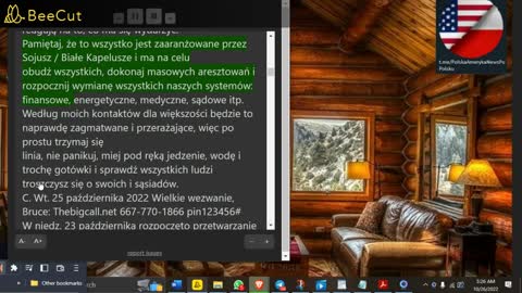 27 PAZDZIERNIK 2022❌ PRZYWROCONA REPUBLIKA❌CODZIENNY RAPORT JUDY BUYINGTON❌AUDIO👉❌24 MIN PO POLSKU❌