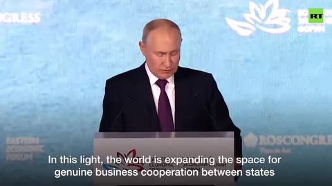 Putin - The West is destroying the Global Economic System