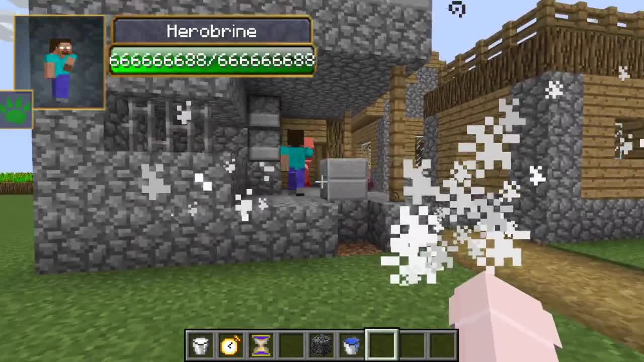 Herobrine vs Error422 all Сreepypasta mobs in minecraft part 71