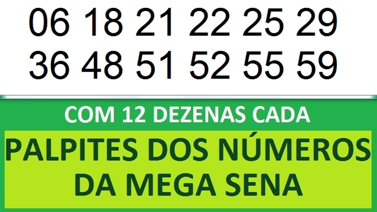 PALPITES DOS NÚMEROS DA MEGA SENA COM 12 DEZENAS gy gz g0 g1 g2 g3 g4 g5 g6 g7 g8 g9