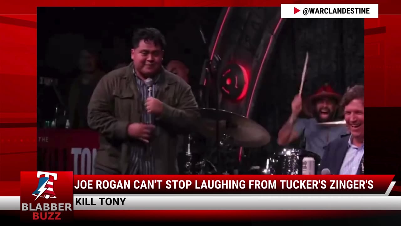 Joe Rogan Can't Stop Laughing From Tucker's Zinger's