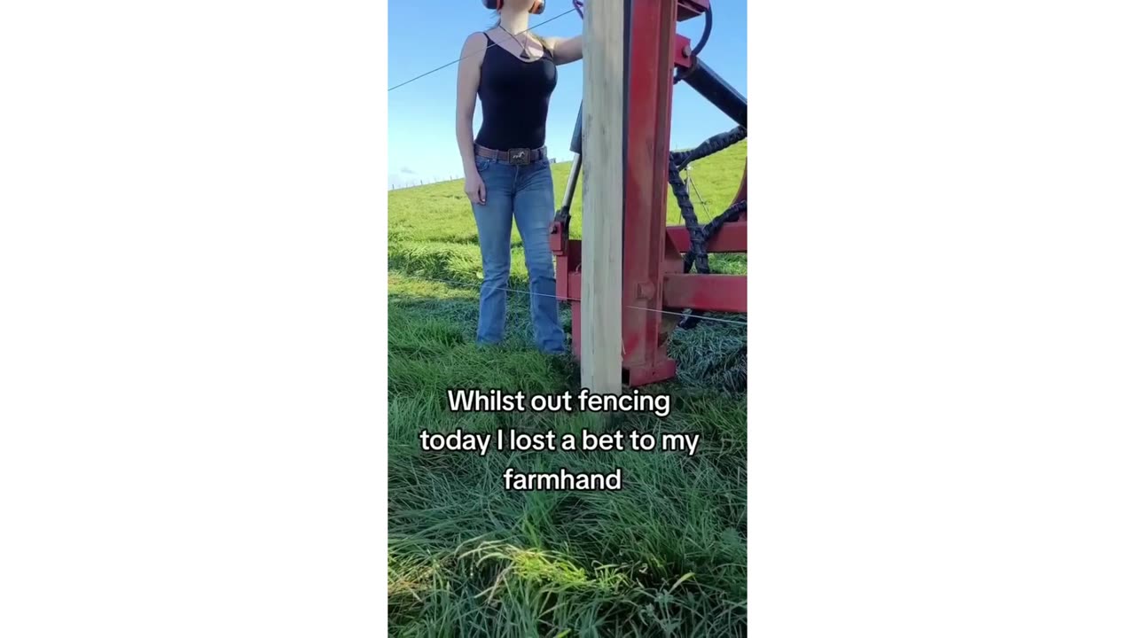 Lacy Larson Bit Of Nookie Behind The Post Rammer!